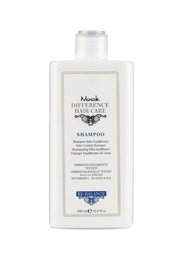 Nook Difference Care Re Balance Yağlı Saç Şampuanı 500ml - Image 1
