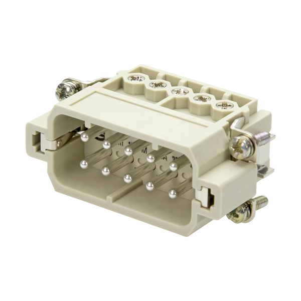 Harting Han 10A-STI-S 09200102612 10 Pin Erkek Insert Konnektör 80A488R05 - Image 1