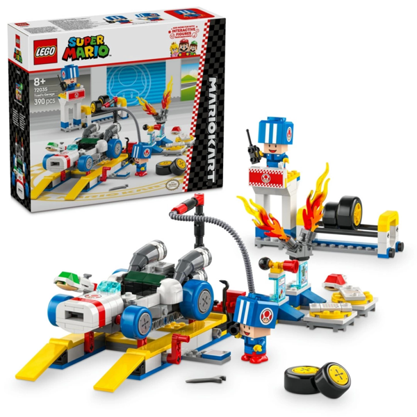 Nessiworld LEGO Super Mario: Mario Kart Toad’un Garajı, Nintendo Karakter Hediyesi 72035 - Image 1
