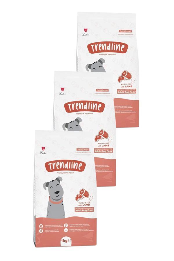 Kuzu Etli Yetişkin Köpek Maması 1 Kg. Üçlü Paket - Image 1