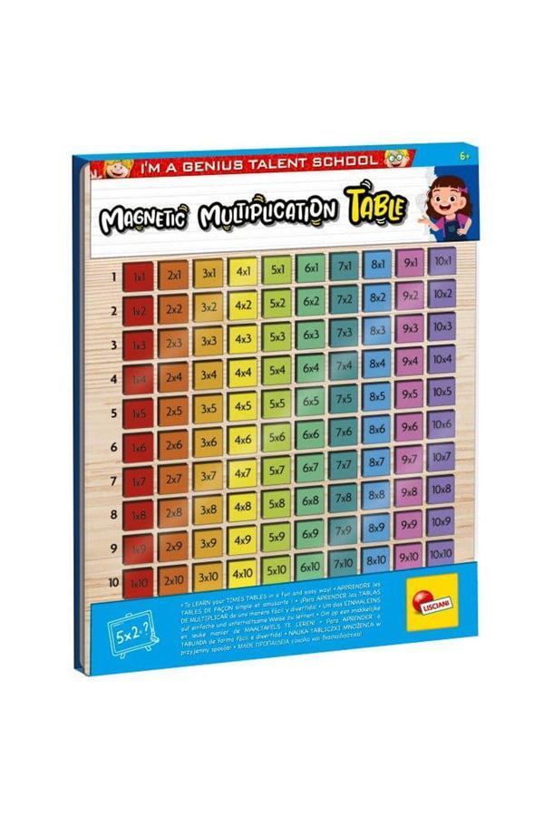 Ahşap Manyetik Çarpım Tablosu Oyuncak En Eğlenceli Matematik Eğitimi - Image 1