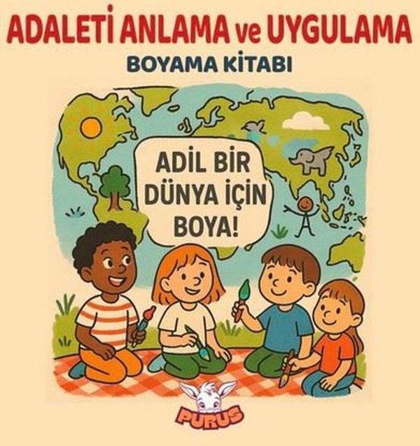 Adaleti Anlama ve Uygulama Boyama Kitabı - Purus Yayın - Image 1