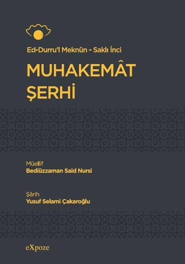Muhakemat Şerhi: Ed-Durru'l Meknun - Saklı İnci - Bez Ciltli - Expoze - Image 1