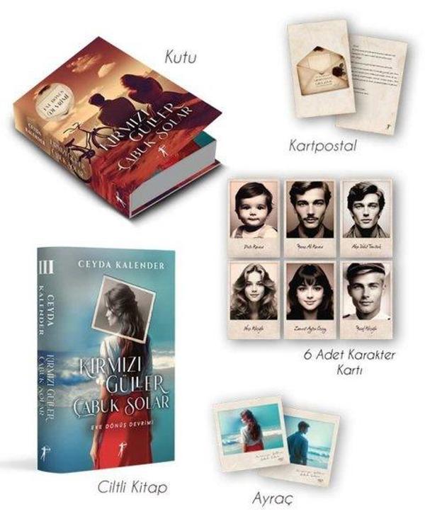 Kırmızı Güller Çabuk Solar 3 - Eve Dönüş Devrimi - Kutulu Set - Artemis Yayınları - Image 1