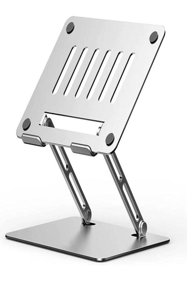 Deanb Blt032 Katlanabilir Alüminyum Laptop Standı – 4-18'' Tablet, Macbook Uyumlu Karbon Alaşımlı Tasarım - Image 1