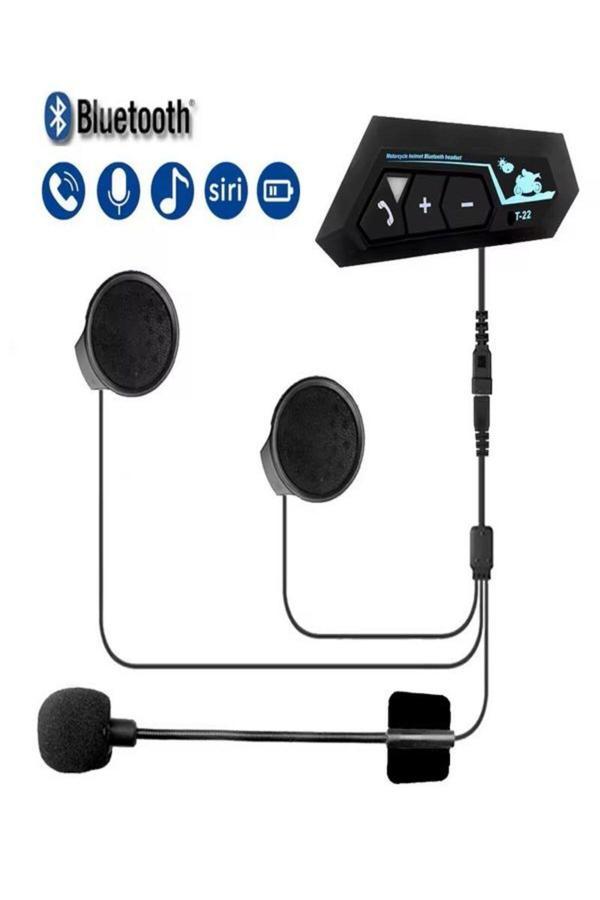 Deanb Bt 5.0+Edr 820Mah Lityum Stereo Hd İnterkom Bluetooth Kask Kulaklığı Sesli Asistanlı - Image 1