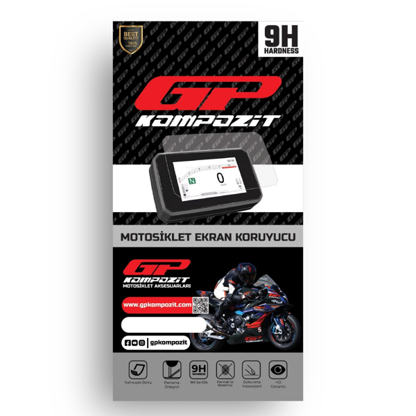 GP KOMPOZİT RKS FRECCIA 150 2024 MOTOSİKLET EKRAN KORUYUCU ŞEFFAF - Image 1