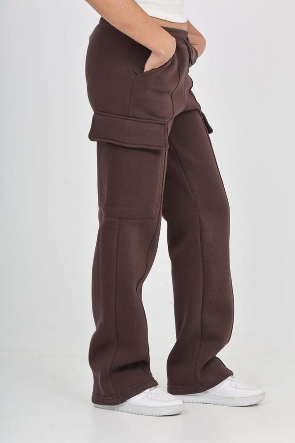 Toontoy Kız Çocuk Kargo Cep Detaylı Eşofman Alt - Image 1