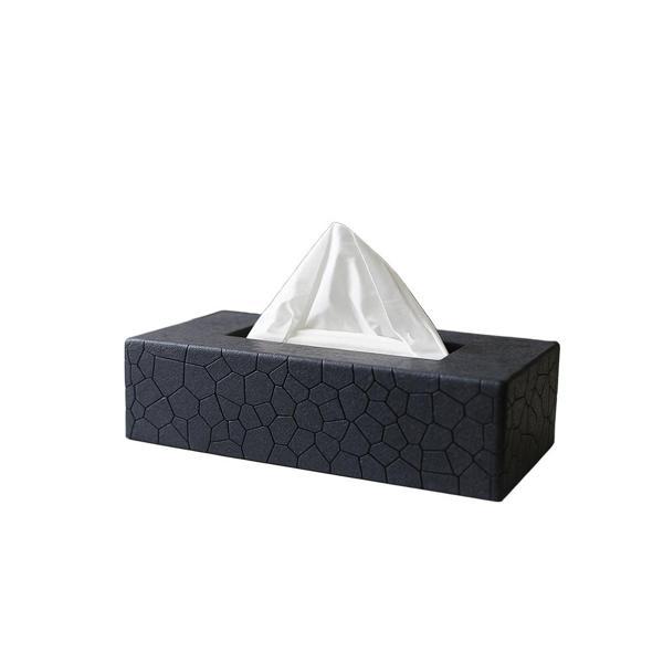 Modern Tasarım  Siyah Masaüstü Peçetelik - Image 1