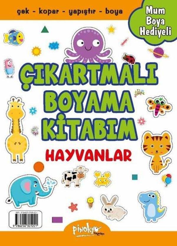 Çıkartmalı Boyama Kitabım - Hayvanlar - Pinokyo - Image 1