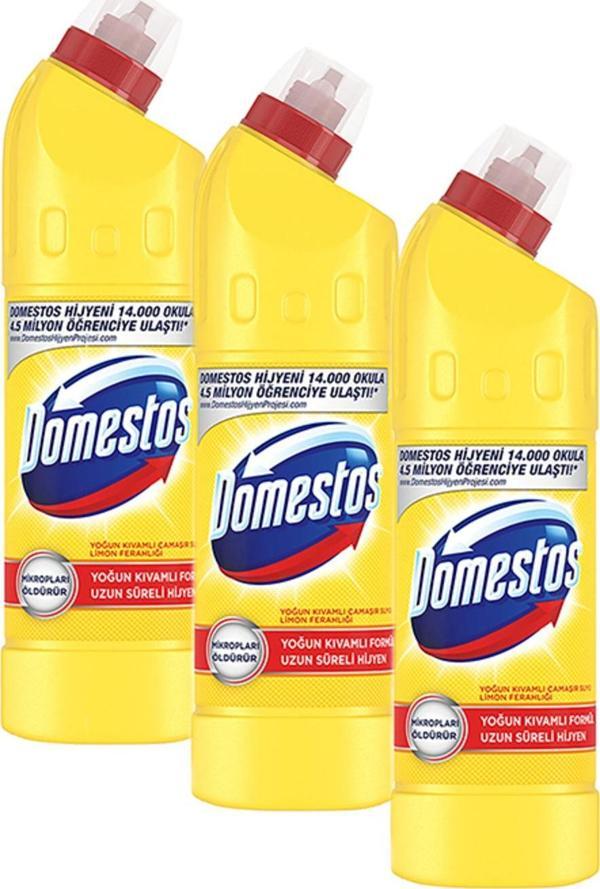 Domestos Limon Ferahlığı Çamaşır Suyu 750 ml , 3 adet - Image 1