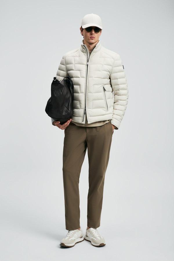 Lufian Erkek Lukas Kaz Tüyü Mont 112120245 Ekru - Image 1