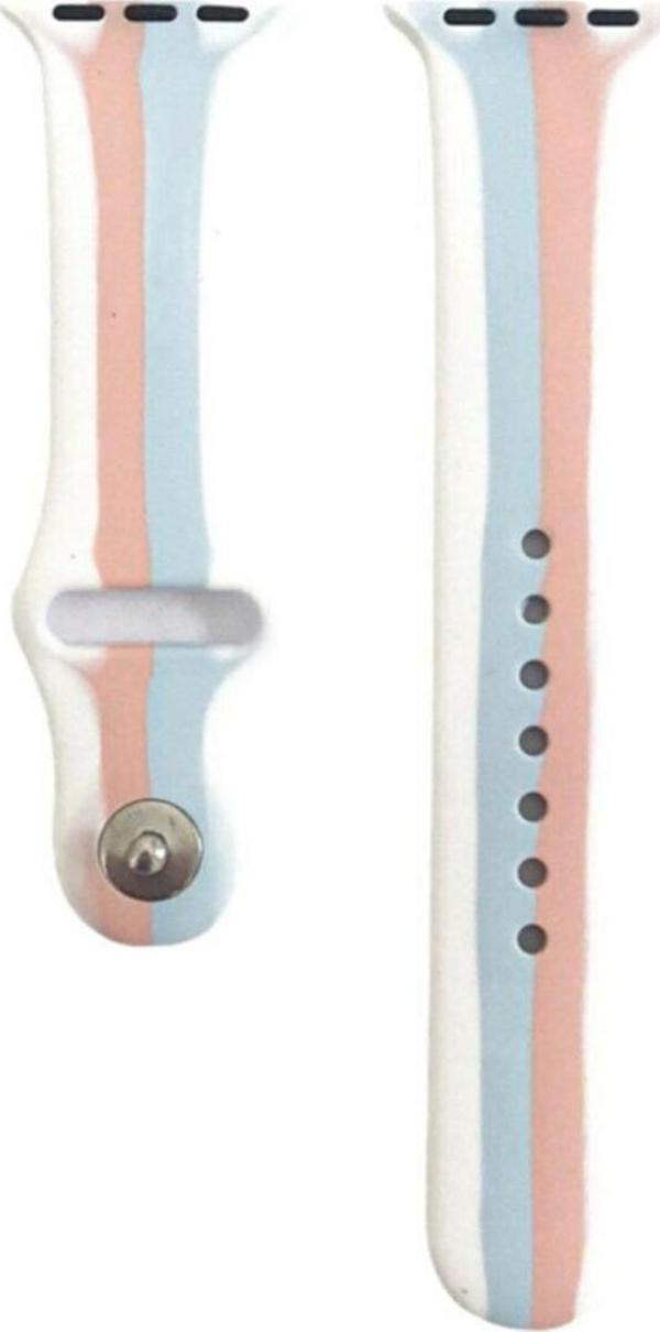 Coverzone Apple Watch 42mm Uyumlu Kayış Sport Silikon Şeritli Kordon No-9 - Image 1