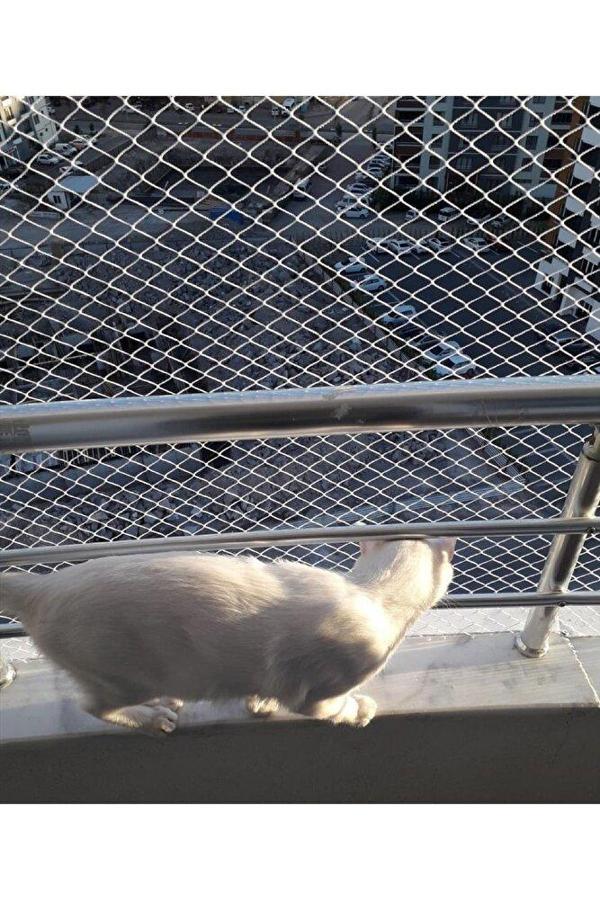 Kedi Filesi 2,50 X 8 Metre Kedi Koruma Filesi Kuş Filesi Balkon Filesi 1 Mm Kedi Güvenlik Filesi - Image 1