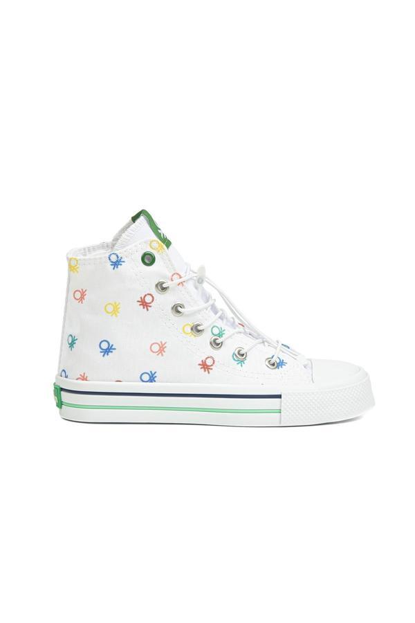 Benetton® | BN-30183 - 3394 Beyaz - Çocuk Spor Ayakkabı - Image 1