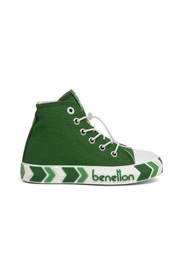 Benetton® | BN-30647 - 3394 Yeşil - Çocuk Sneakers - Image 1