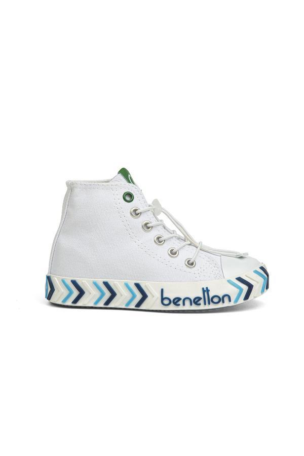 Benetton® | BN-30645 - 3394 Beyaz Lacivert - Çocuk Spor Ayakkabı - Image 1