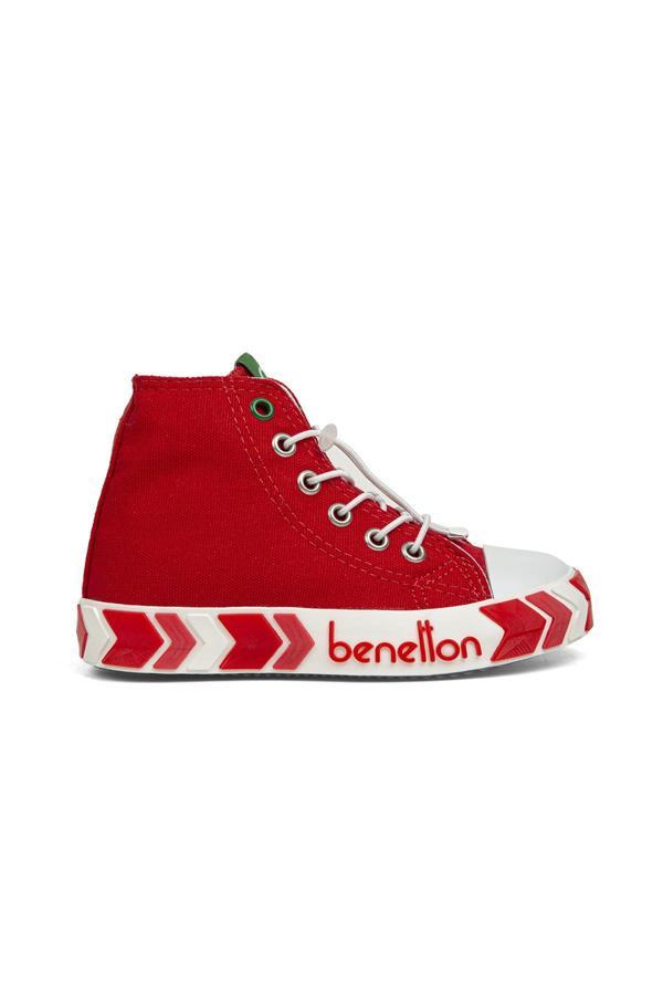 Benetton® | BN-30647 - 3394 Kirmizi - Çcuk Sneakers - Image 1