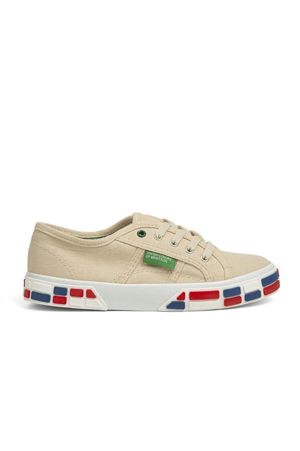 Benetton® | BN-30691-3114 Bej - Kadın Spor Ayakkabı - Image 1