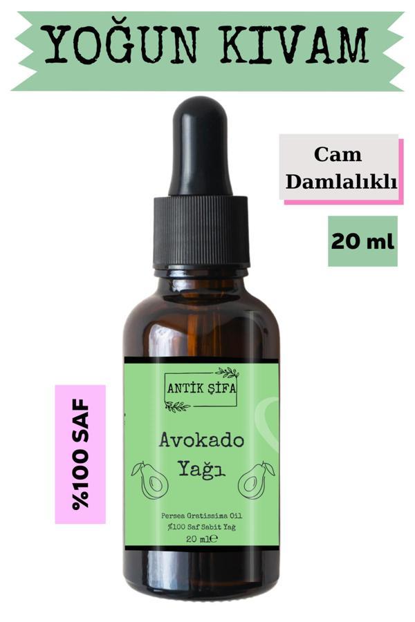 Antik Şifa Avokado Yağı (20 Ml) - %100 Seyreltilmemiş, Doğal Soğuk Sıkım Avokado Yağ - Image 1