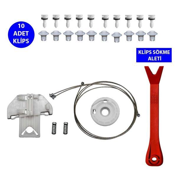 Jaguar S Type 2000-2008 Sol Arka Cam Kriko Tamir Seti  103091XXX - Image 1