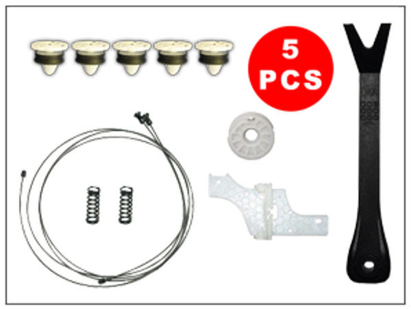 Peugeot 508 2011-2016 Sol Arka Cam Kriko Tamir Seti 9688808480 - Image 1