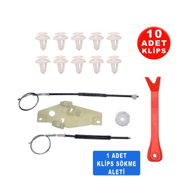 Toyota Corolla 1993-1998 4D Sağ Ön Cam Kriko Tamir Seti - Image 1