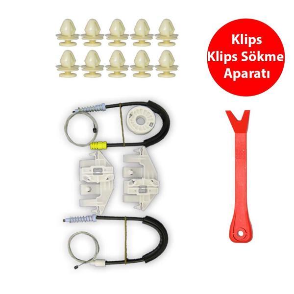 Cam Kriko Tamir Seti Sağ Ön Peugeot 406 1995-2004 9633878980 - Image 1