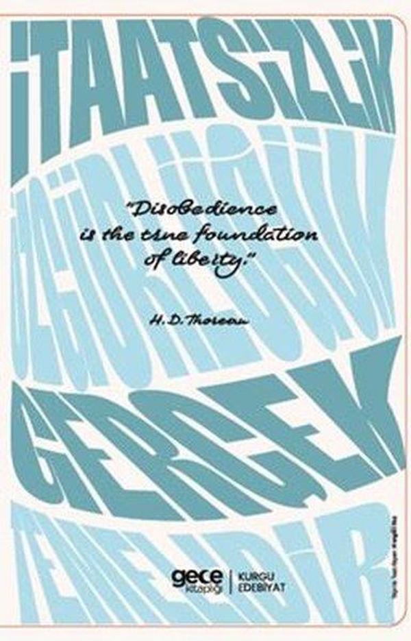 İtaatsizlik Özgürlüğün Gerçek Temelidir - Gece Kitaplığı - Image 1