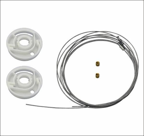 VW T5 Caravelle 2003-2014 7E1843872 Sürgü Kapı Sağ Cam Kriko Seti - Image 1