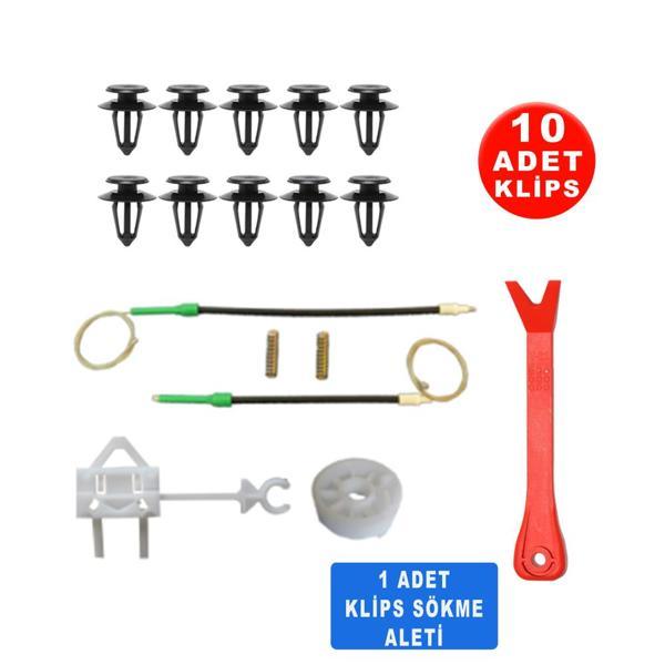 Fiat Palio Albea Siena 2002-2012 46786202-201 Sağ Ön Cam Kriko Tamir Seti - Image 1