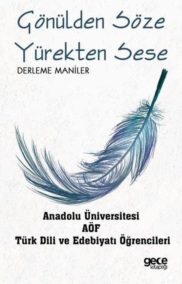 Gönülden Söze Yürekten Sese - Derleme Maniler - Gece Kitaplığı - Image 1