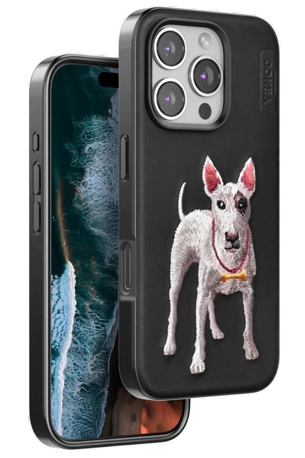 iPhone 16 Pro Perma Desenli Kapak - Siyah-(5796) - Image 1
