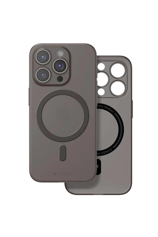 iPhone 16 Pro Sense Magsafe Kapak - Siyah-(5796) - Image 1