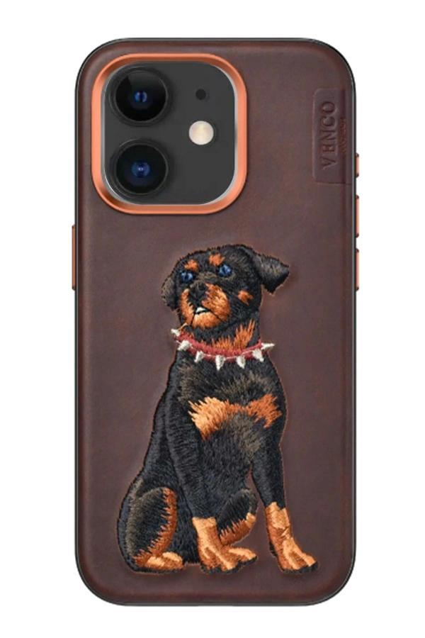 iPhone 11 Perma Desenli Kapak - Koyu Kahve-(5796) - Image 1