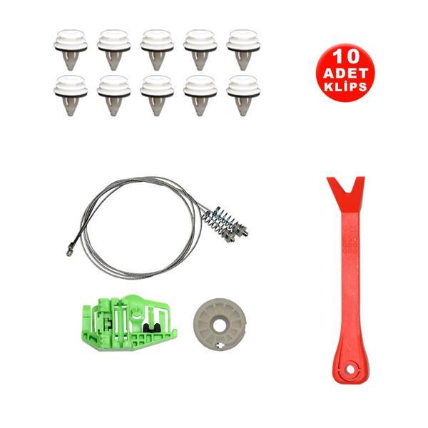 BMW 1 serisi E87 2004-2012 51357138467 Sol Arka Cam Kriko Tamir Seti - Image 1