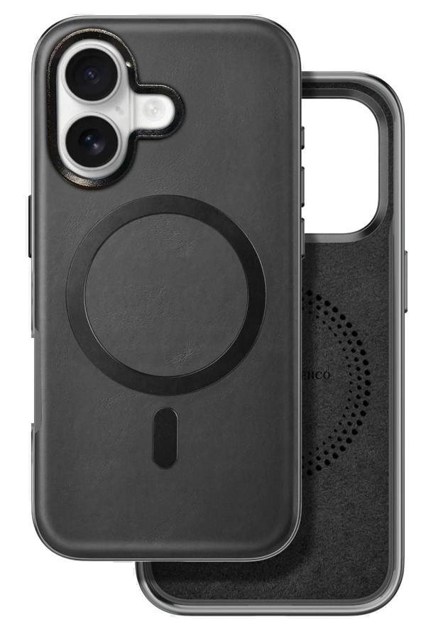 iPhone 16 Puskas Magsafe Kapak - Siyah-(5796) - Image 1
