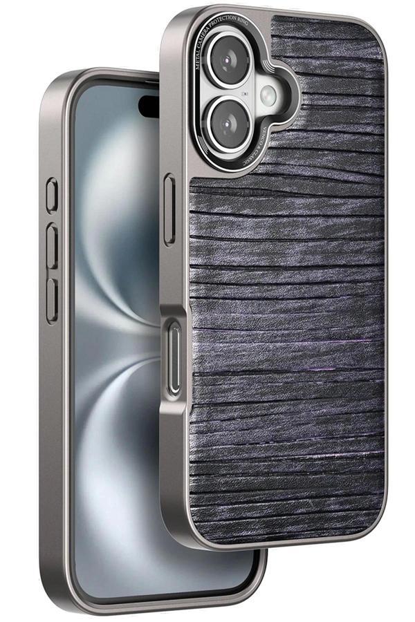iPhone 16 Wave Kapak - Derin Mor-(5796) - Image 1