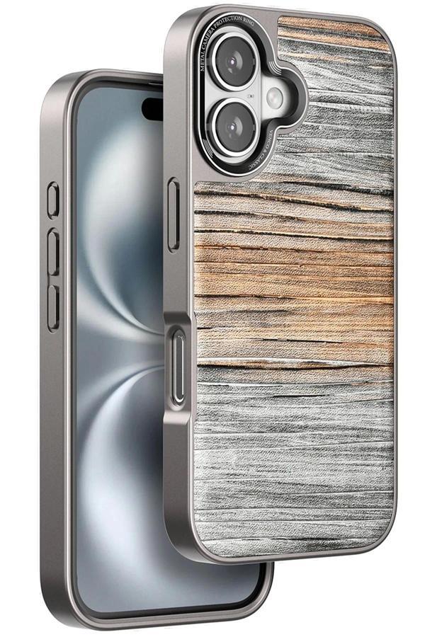iPhone 16 Wave Kapak - Sarı-(5796) - Image 1