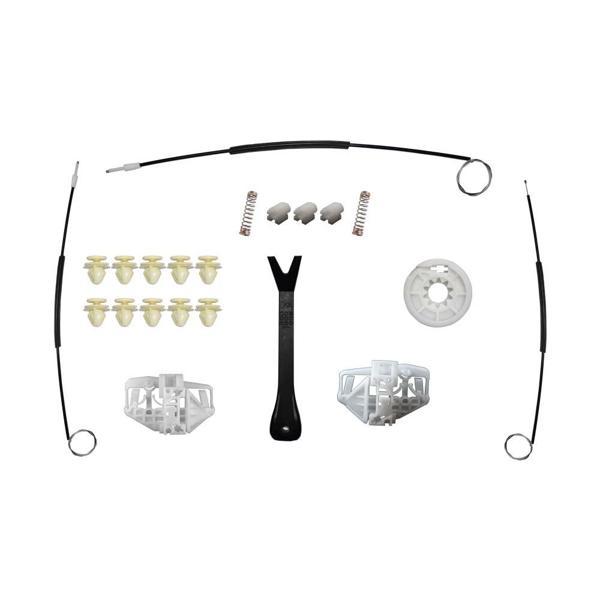 Cam Kriko Seti Sağ Sol Ön Peugeot Partner Citroen Berlingo 2003-2008 0130821763-0130821762 - Image 1