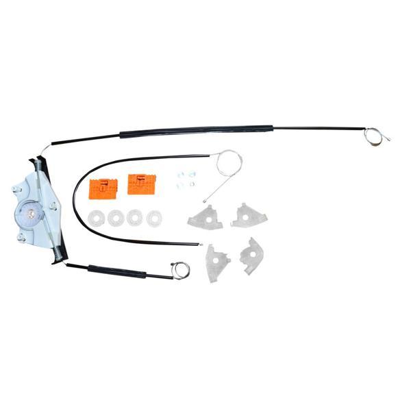 Audi A4 B6-B7 2000-2008 Sol Ön Cam Kriko Tamir Seti Sarmalı ( 10Klips + Köşe makara yataklı ) - Image 1