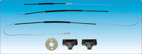 VW Lupo 1998-2005 Sol ve Sağ Ön Cam Kriko Tamir Seti 6X0837461-462 - Image 1