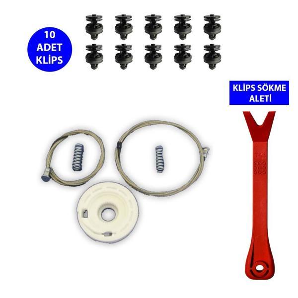 Oto Cam Kriko Tamir Seti Sol Arka Ford Focus 1 1998-2005 XS41A27001 (10Klips) - Image 1