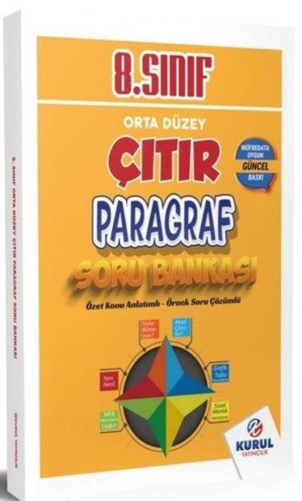 8. Sınıf Orta Düzey Çıtır Paragraf Soru Bankası - Kurul Yayıncılık - Image 1
