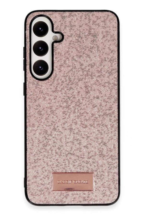 Samsung Galaxy A25 5G Bright Simli Kapak - Pembe-(5796) - Image 1