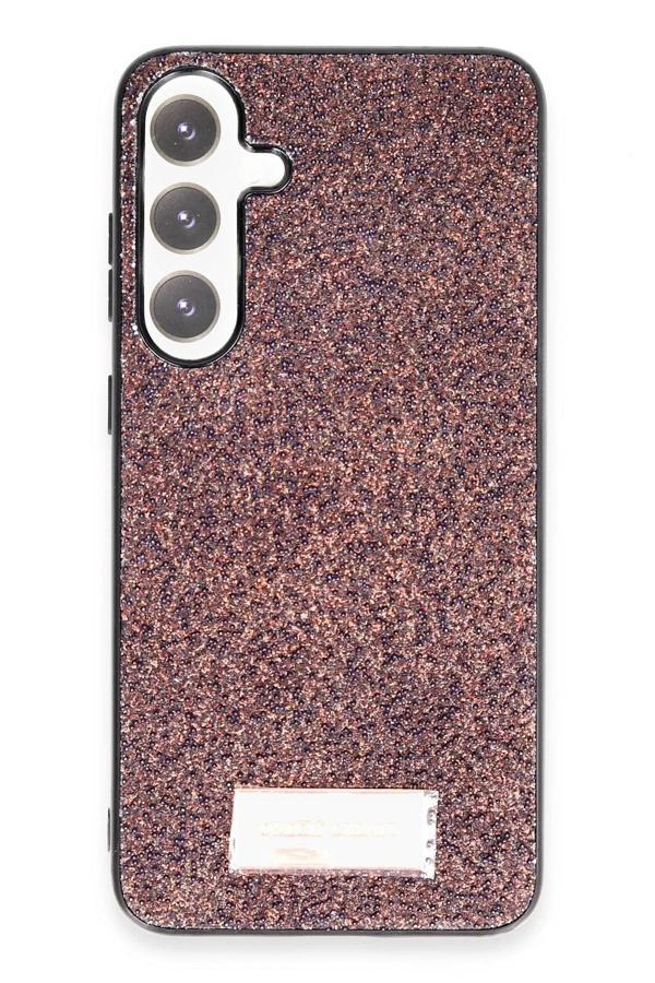 Samsung Galaxy A34 5G Bright Simli Kapak - Derin Mor-(5796) - Image 1
