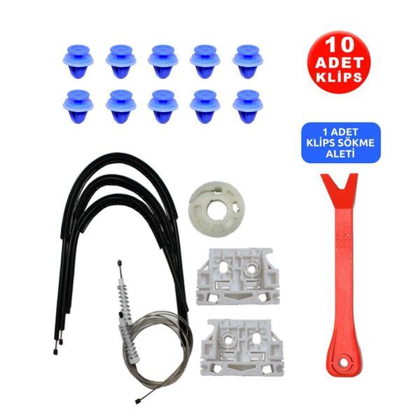Citroen C5 2008-2016 Sol Ön Cam Kriko Tamir Seti - Image 1
