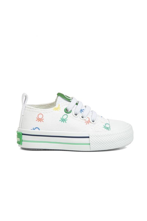 Benetton® | BN-30661 - 3394 Beyaz - Çocuk Spor Ayakkabı - Image 1