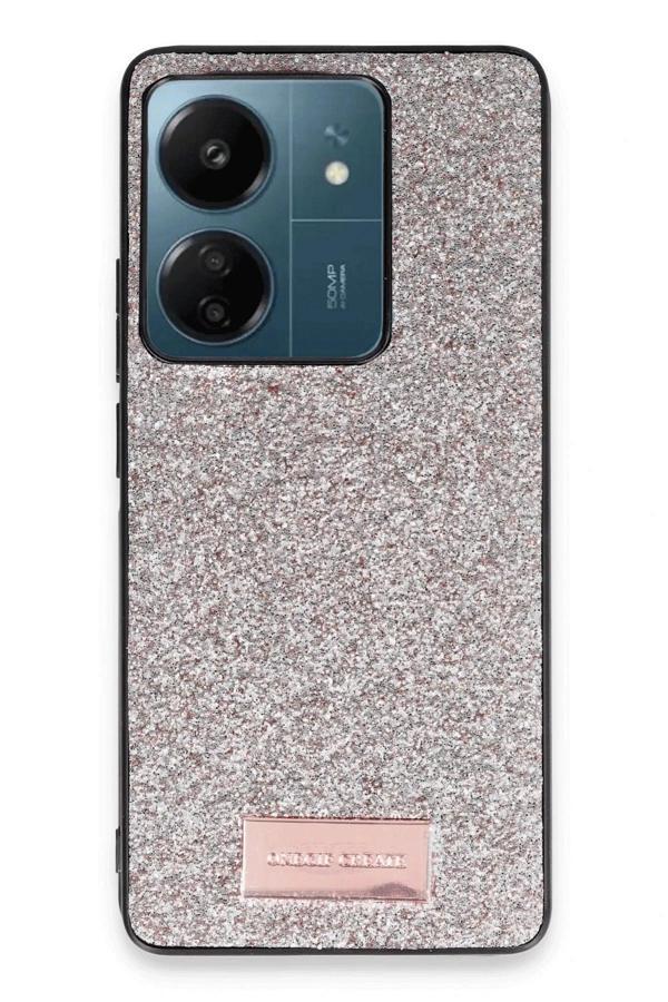 Xiaomi Redmi 13C Bright Simli Kapak - Gold-(5796) - Image 1