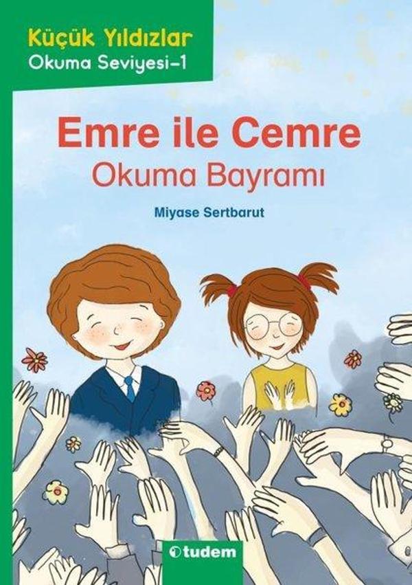 Emre İle Cemre: Okuma Bayramı - Küçük Yıldızlar Okuma Seviyesi 1 - Tudem Yayınları - Image 1